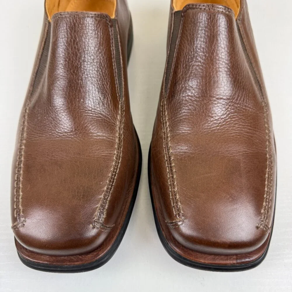 EUC Sandro Brown Leather Loafer - Picture 3 of 13